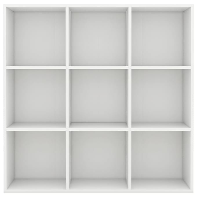 vidaXL Boekenkast Boekenplank 98x29x97,5 cm Wit | Kamerbrede Boekenrek van Bewerkt Hout voor de Woonkamer