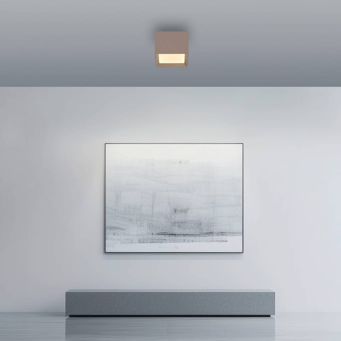 LED plafondlamp PURE Manhattan, brons, 1-lamp, CCT