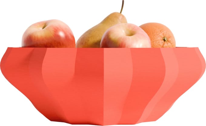 Fiastra® Bellagio - Fruitschaal - 35 cm - Rood