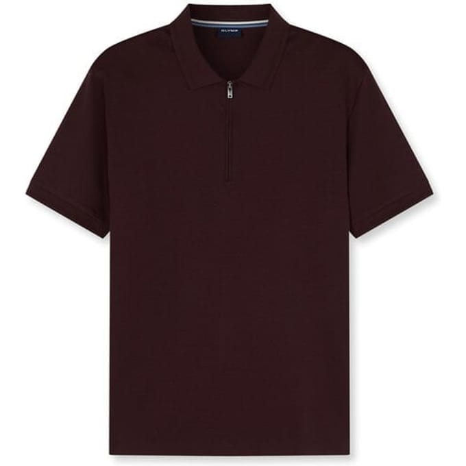 OLYMP Casual Jersey, Bordeauxrood
