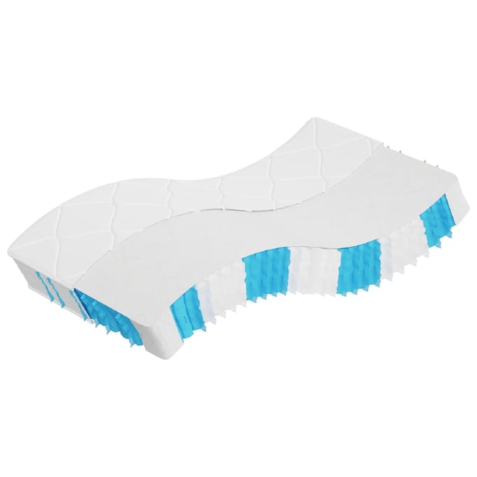 vidaXL - Pocketveringmatras - middelhard-hard - 100x200 - cm