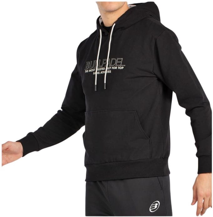 Bullpadel Boyen hoodie heren zwart
