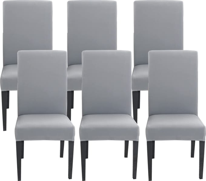 Goodivery ® Elegante en Universele Stretch Stoelhoezen Set van 6 voor Diverse Omgevingen