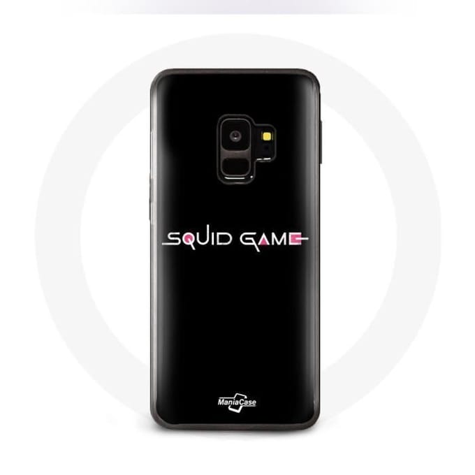 Coque - Samsung - S9 Plus - Souple - Noir - Squid Game Logo noir