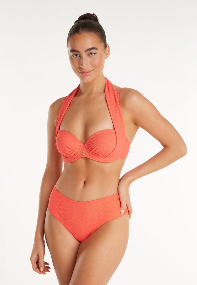 Ten Cate multiway bikini top sunset neon voor Dames | Maat 42F (85F)