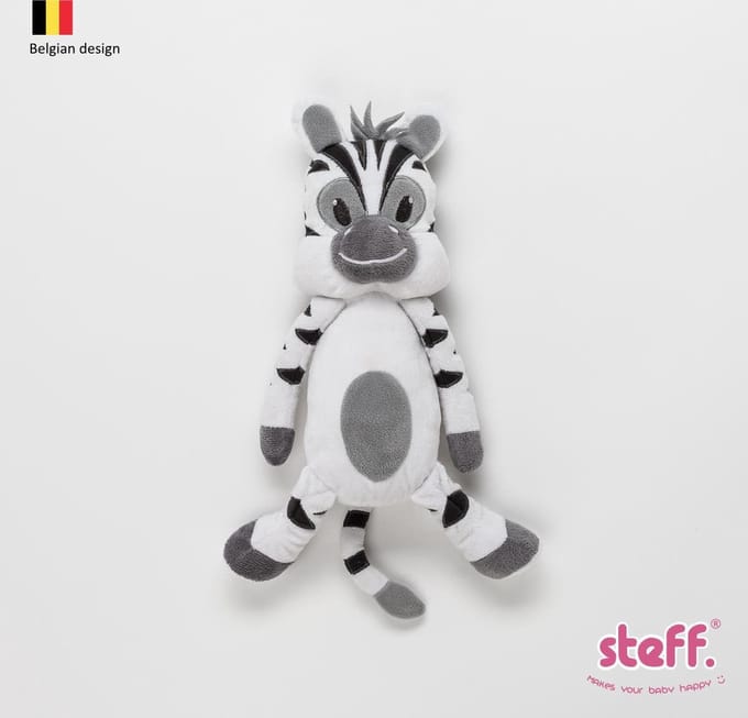 Stefano fashion - Zebra - knuffel - 25 cm