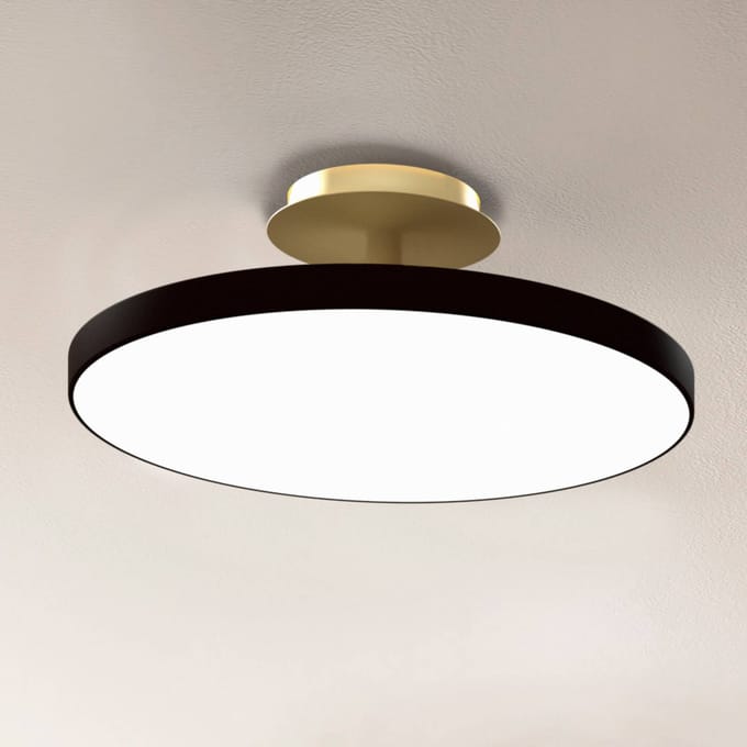 UMAGE LED plafondlamp Asteria UP PLUS, zwart, Ø 31 cm, CCT