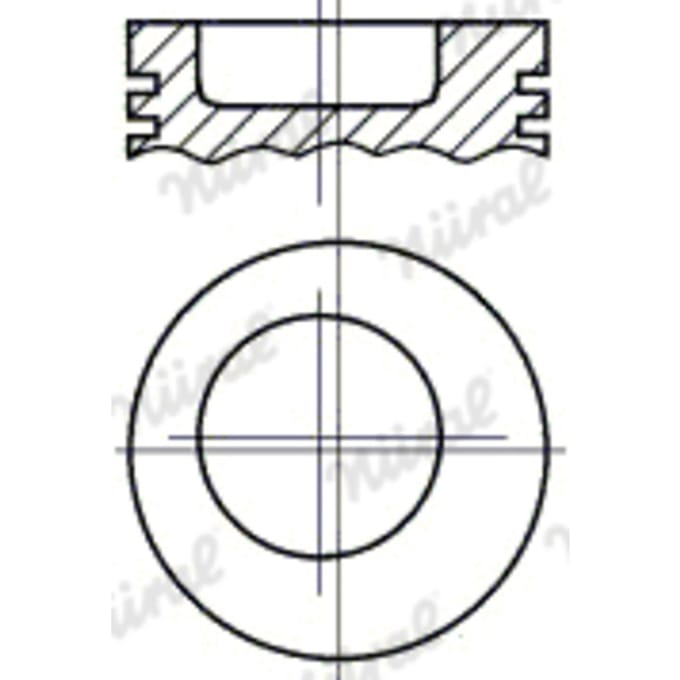 Zuiger NÜRAL 87-100100-00