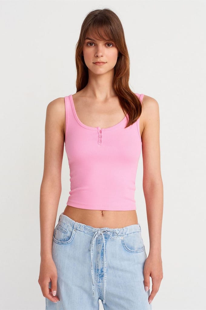 Slim Fit Crop Cami Blouse