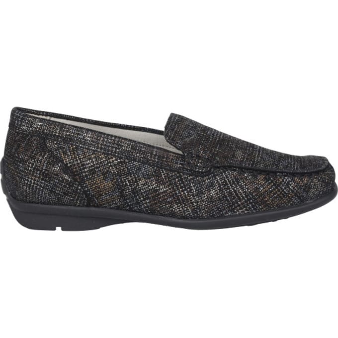 Waldläufer Harriet - dames moccasin - Zwart - maat 36 (EU) 3.5 (UK)