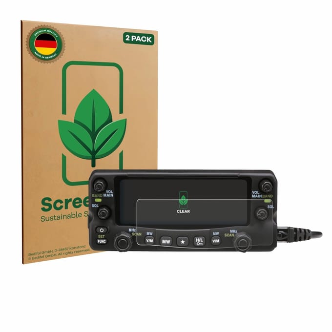 2 Stuks Screenprotector voor Alinco DR-735-E - Hoogwaardige Beschermfolie transparant