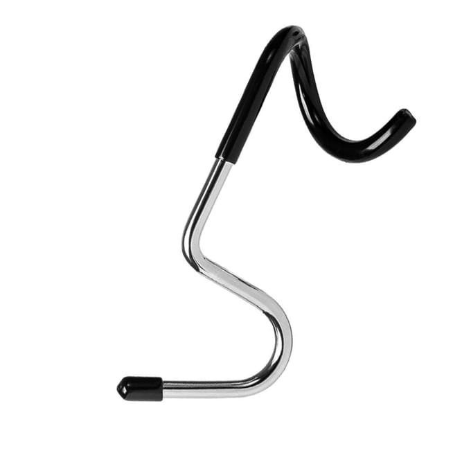 Camping Lantaarn Haak S Vorm Anti-Slip Roestvrij Staal Rubber Multifunctionele Tentlamp Hanger voor black