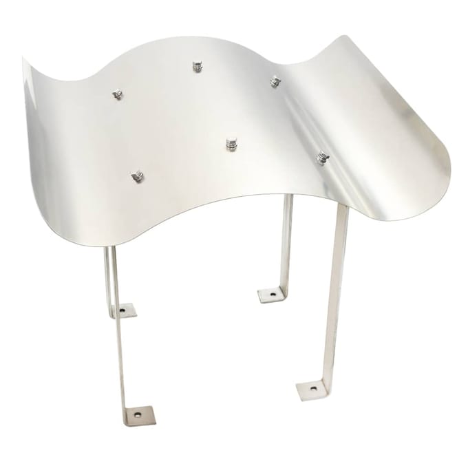 vidaXL Schoorsteenkap roestvrij staal 40 x 40 x 36 cm