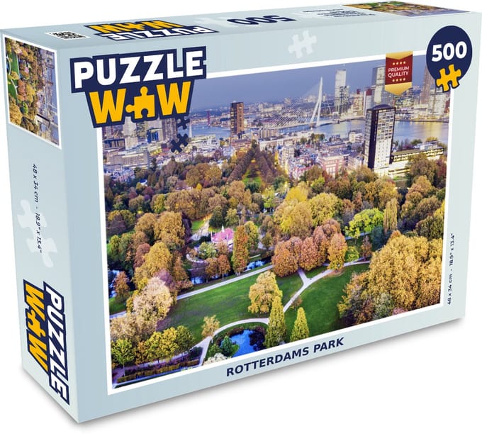 Puzzel Rotterdam - Park - Architectuur - Legpuzzel - Puzzel 500 stukjes
