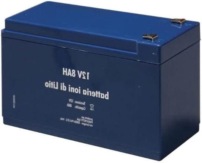 Lithium Batterij - 12V Batterij - Drukspuit Voeden - 8 Ah Capaciteit - 12 Volt - Zwart
