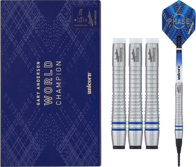 Unicorn Gary Anderson Phase 6 70% - Soft Tip Darts