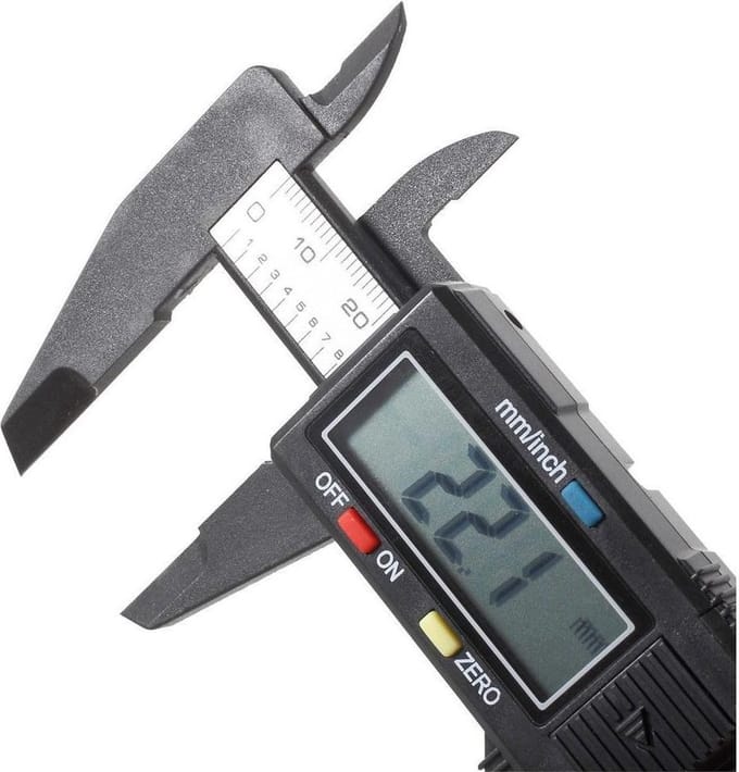 Heble® - Digitaal Meten - 150mm Liniaal - Opmeten!