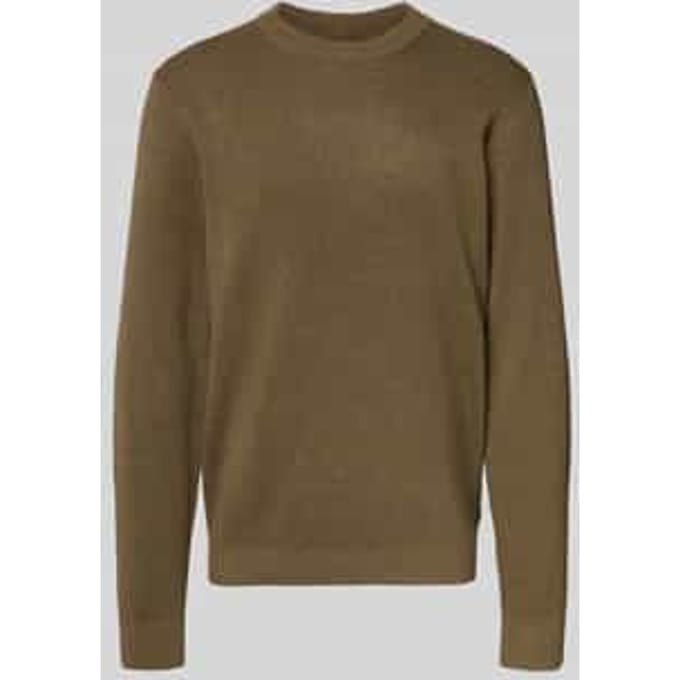 Gebreide pullover met ronde hals, model 'MILANO'