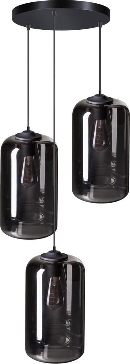 ETH Hanglamp The John Ø30cm 3Lichts | Zwart