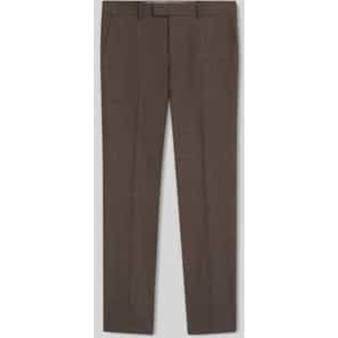 Slim fit pantalon van mix van scheerwol, zijde en linnen Model 'H-GENIUS-B1-262'