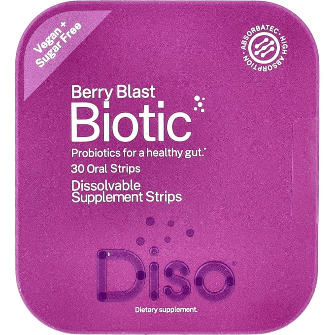 Diso, Biotique, Explosion de Baies, Bandes Orales 30 Unités