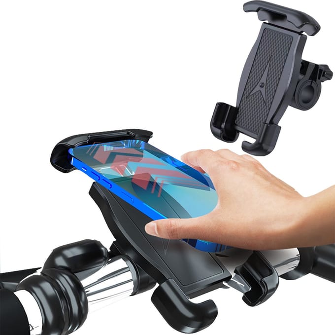 Telefoonhouder Fiets - Motor - Scooter - Click and Go - Universeel