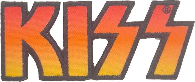 Kiss - Cut-Out Logo Patch - Multicolours