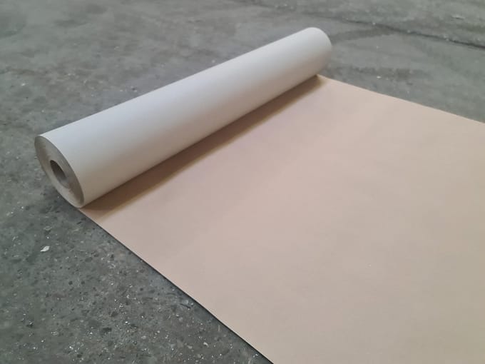 Stucloper 110cm x 80m - afdekkarton - vloerbescherming