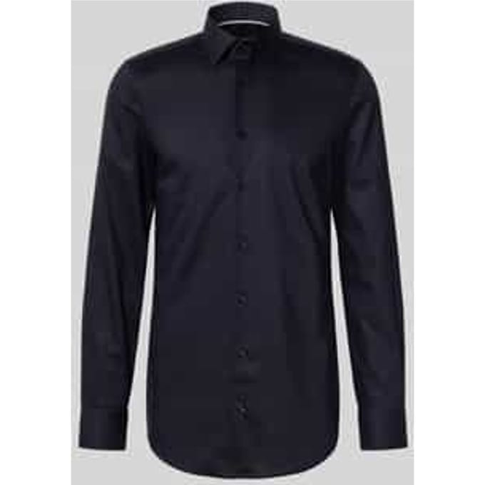 Slim fit zakelijk overhemd met extra lange mouwen, model 'HANK'