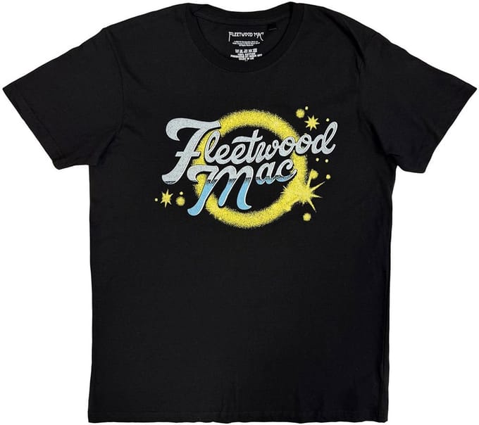 Fleetwood Mac - Circle Logo Heren Tshirt - M - Zwart