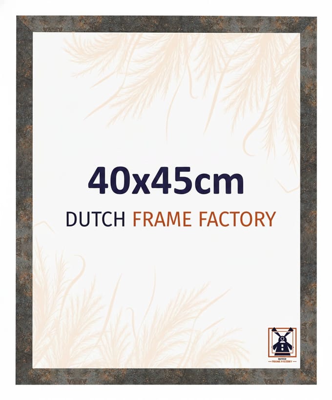 Fotolijst 40x45 cm - MDF - Geoxideerd Metaal - Benno