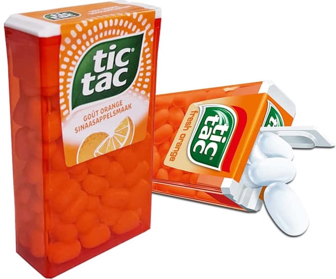 Tic Tac Sinaasappel - 16 x 49 gram