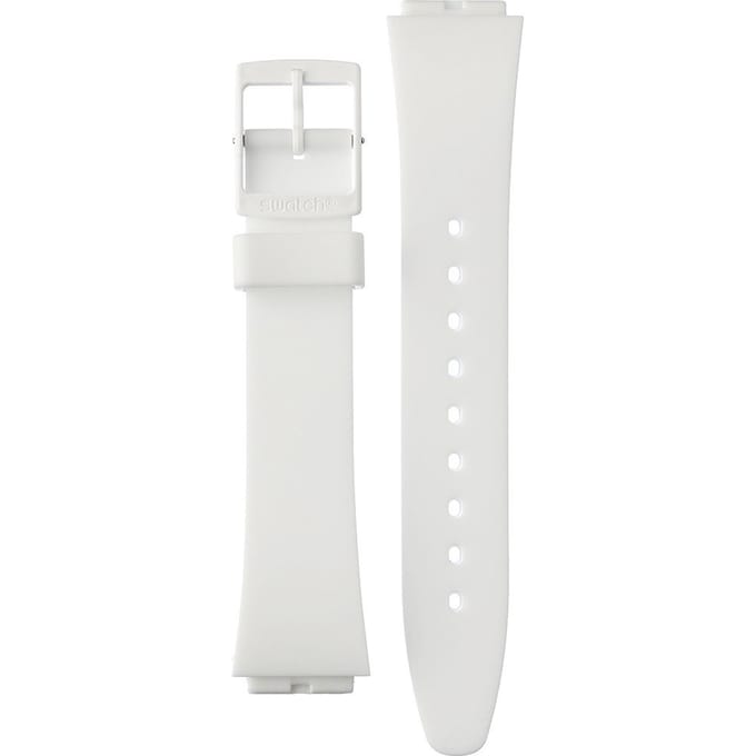 Swatch Plastic - What If - Square - SO34 ASO34W700 What If... Allwhite? band