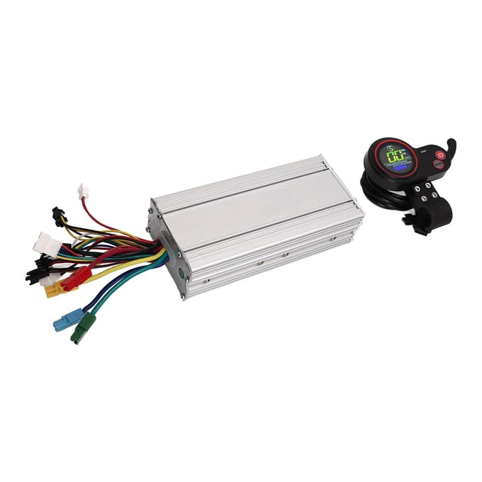 Elektrische Fiets Controller Borstelloze Motor 36V 48V 1000W 1500W 35A met V889 Kleurendisplay Scherm white