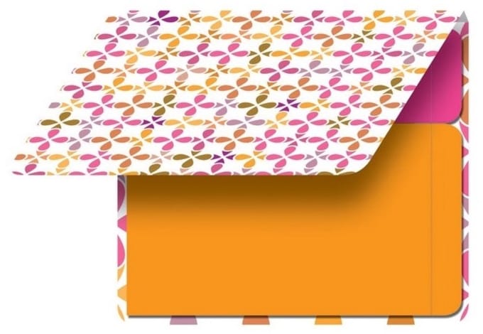 80x sticky notes in labelblok oranje/roze
