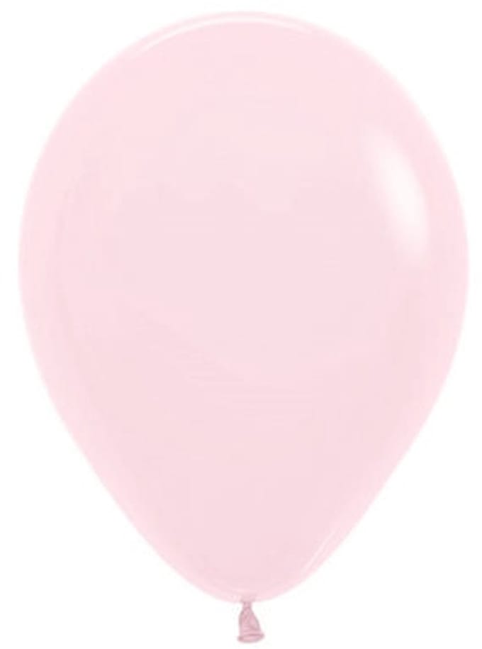Latex ballonnen rond - Sempertex - Pastel Matte Pink 609 - 50 stuks - 5 inch