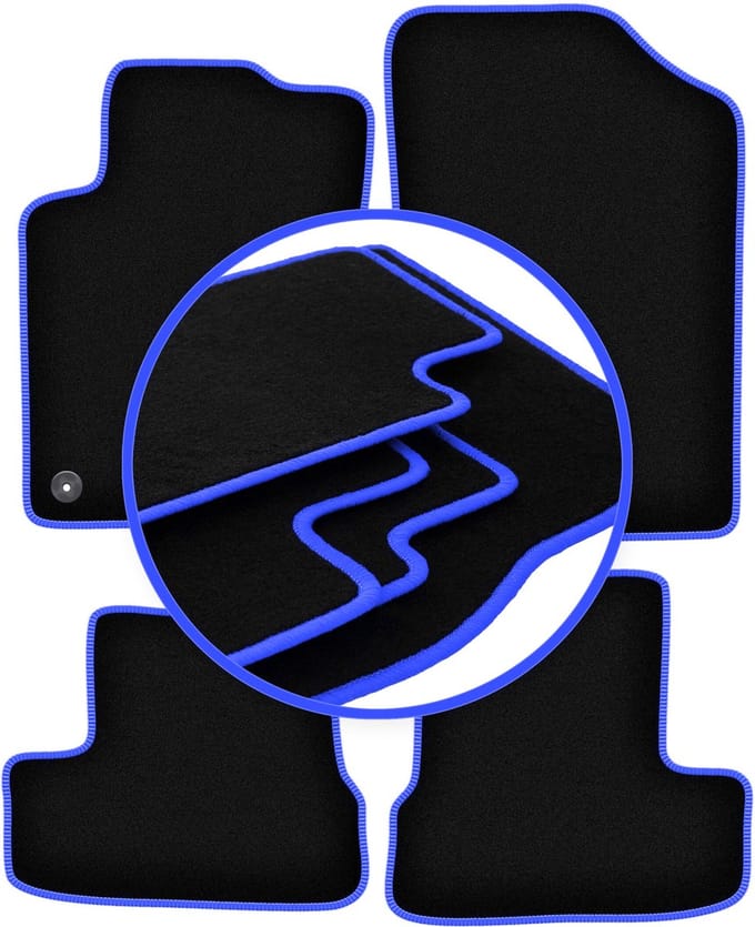 CARLUX-BLUE automatten voor: Peugeot 207CC coupé, cabrio (2006-2012)