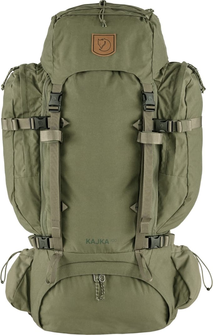 Fjällräven trekkingrugzak rugzak Singi Kajka 100 Backpack Green groen