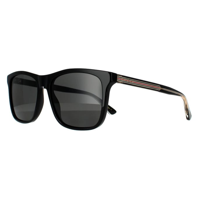 Gucci zonneBril GG0381SN 007 Zwart grijs gepolariseerd