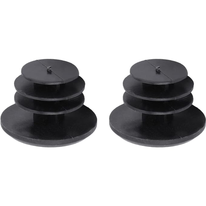 10 stuks Plastic Fiets Fiets Stuur Grip Eindkap Plug Fietsaccessoire black