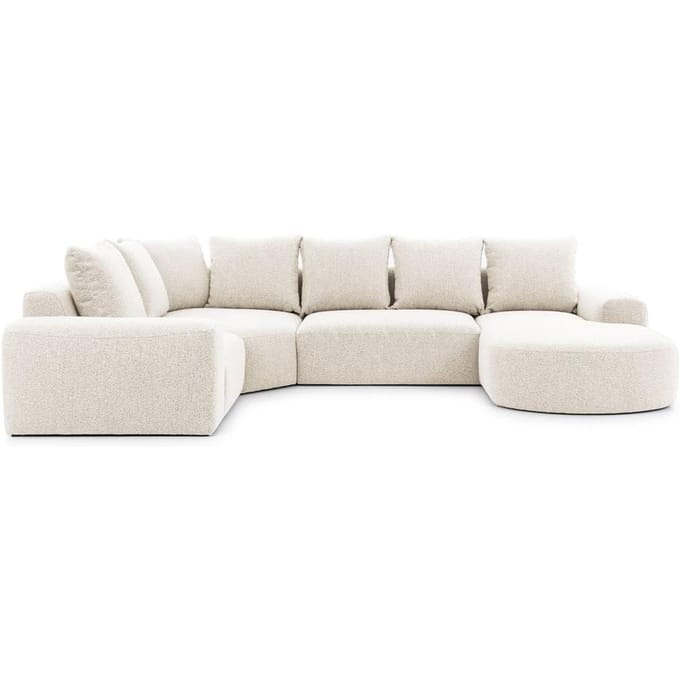U-bank Monteri links bouclé modulair | NADUVI Collection