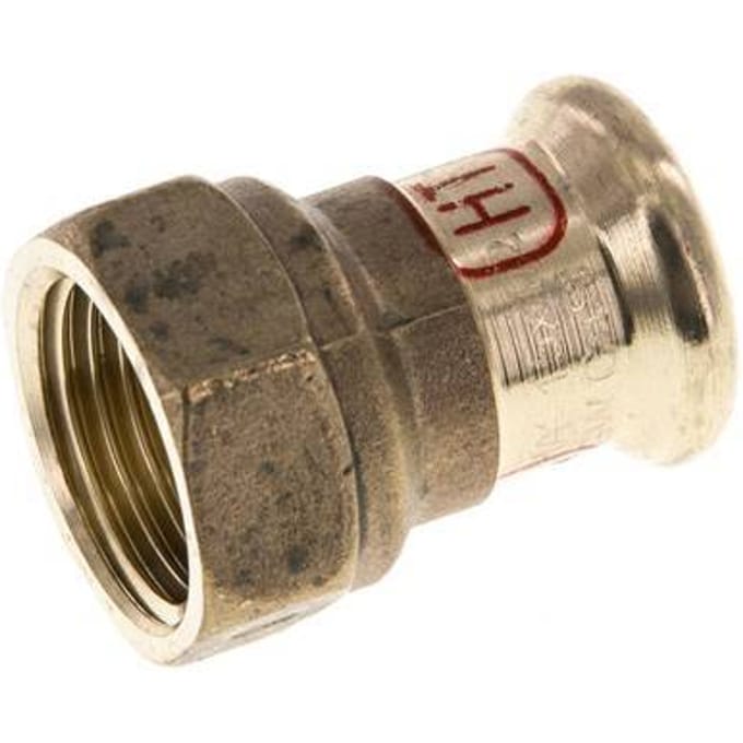 Perskoppeling - 35mm & Rp 1'' Persmof - Koperlegering