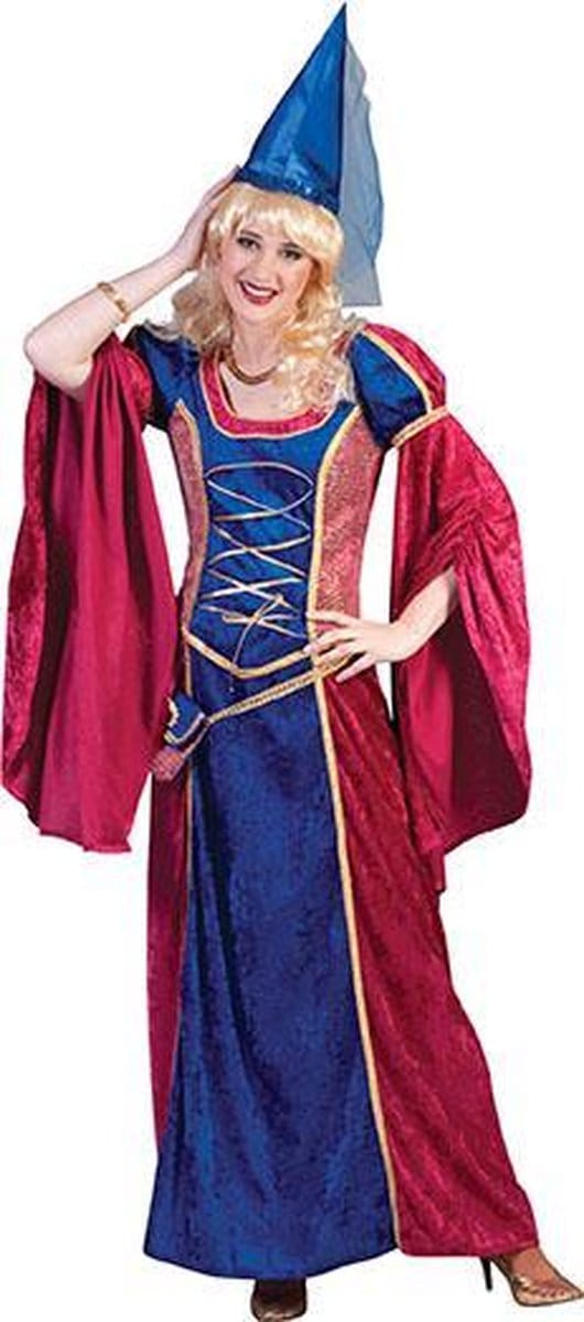 Middeleeuwse & Renaissance Kostuum | Jonkvrouw Isabella | Vrouw | Maat 36-38 | Carnaval kostuum | Verkleedkleding