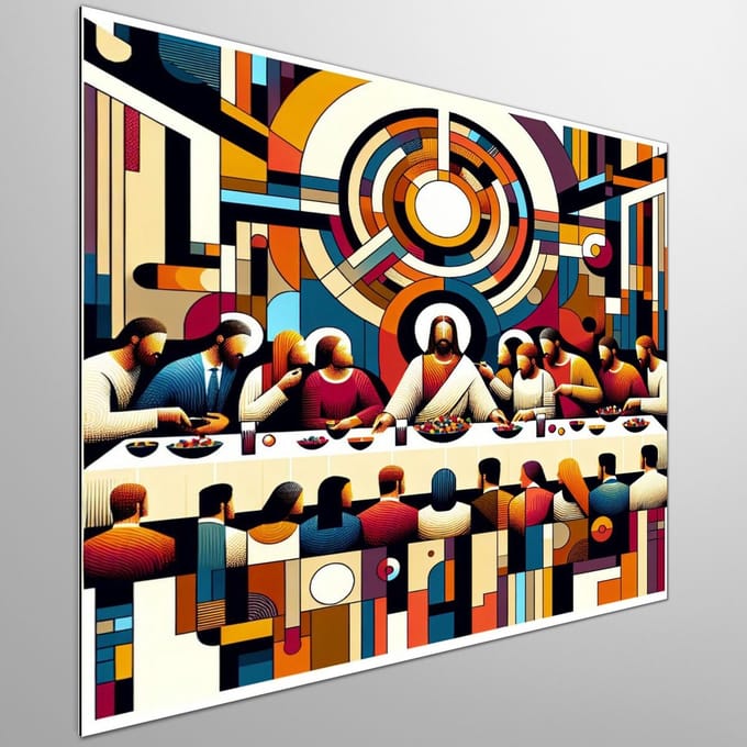 Kunstprint | Wanddecoratie | Dibond | 20 × 20 cm