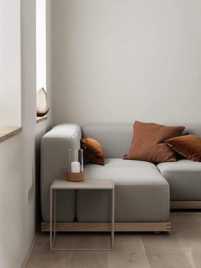 Velvet Kussenhoes Rustic Brown | Bruin | Katoen