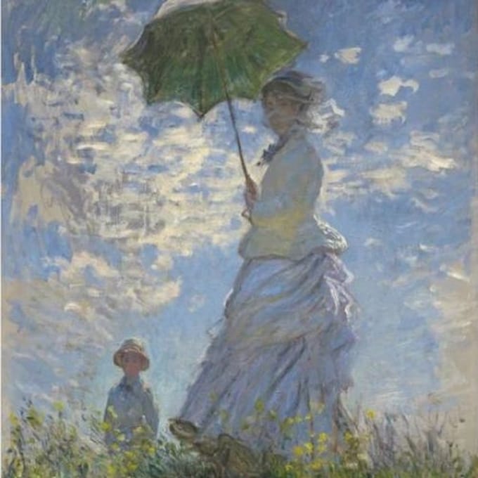 Lady With A Parasol- Mint by Michelle decoupage papier A3