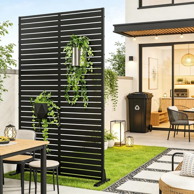 Decoratieve Afscheiding voor Binnen en Buiten - Privacy en Windscherm met Modern Patroon