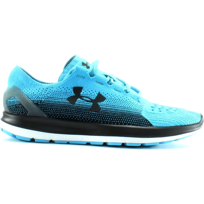 Under Armour Speedform Slingride Fade Blue Black Textile Heren Lace Up Trainers