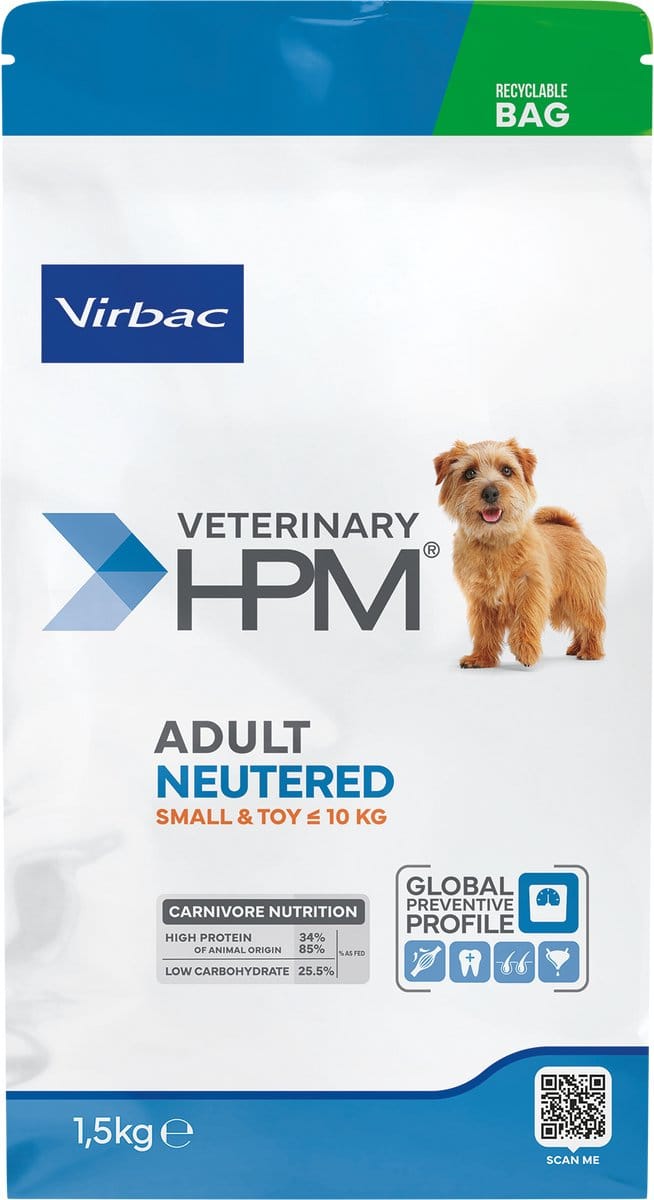 Veterinary HPM - Adult Small & Toy - Neutered Dog - 1.5kg