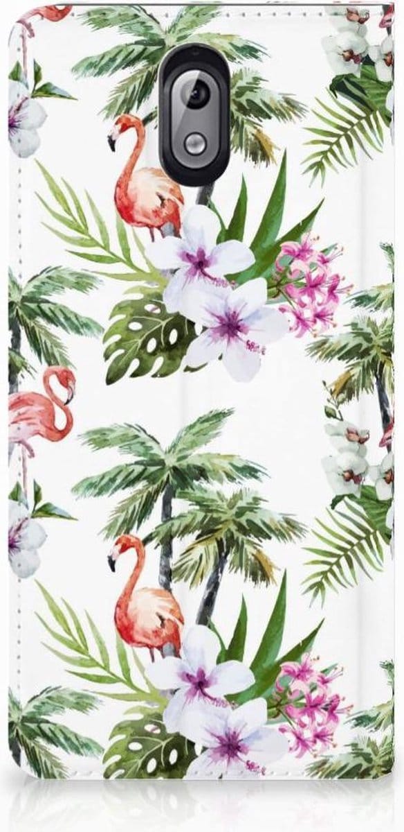 Nokia 3.1 (2018) Hoesje maken Flamingo Palms